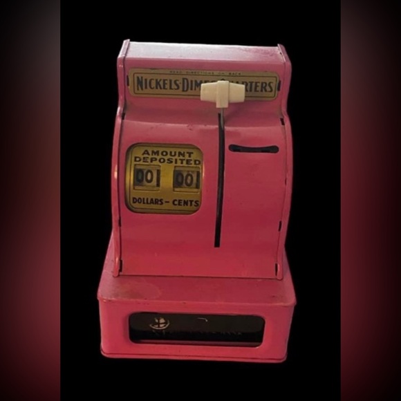 Other - Vintage Hot Pink Bank ~ Works #5199 RARE COLOR